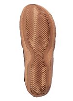 Gemini, schicke Damen-Sandalen, Weite G, mit Gummizug COGNAC