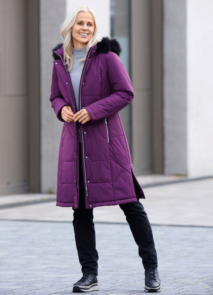 Mantel mit Reißverschluss an den Seitenschlitzen ZYKLAM