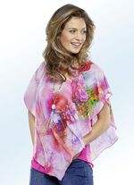 Shirt mit gekäntelten Abschlüssen 