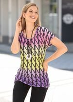 Shirt mit &uuml;berschnittener Schulterpartie 