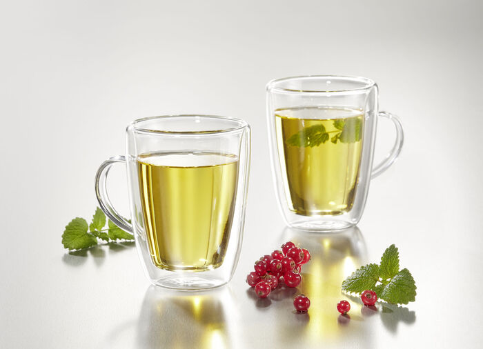 Temperaturbest&auml;ndiges Gl&auml;ser-Set, 2-teilig TRANSPARENT