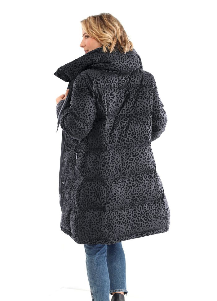 Kurzmantel mit Stretchg&uuml;rtel 