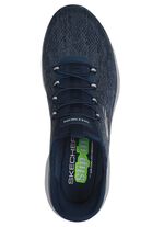 SKECHERS, Herren-Sneaker, mit geformter Slip-Ins Fersenplatte 