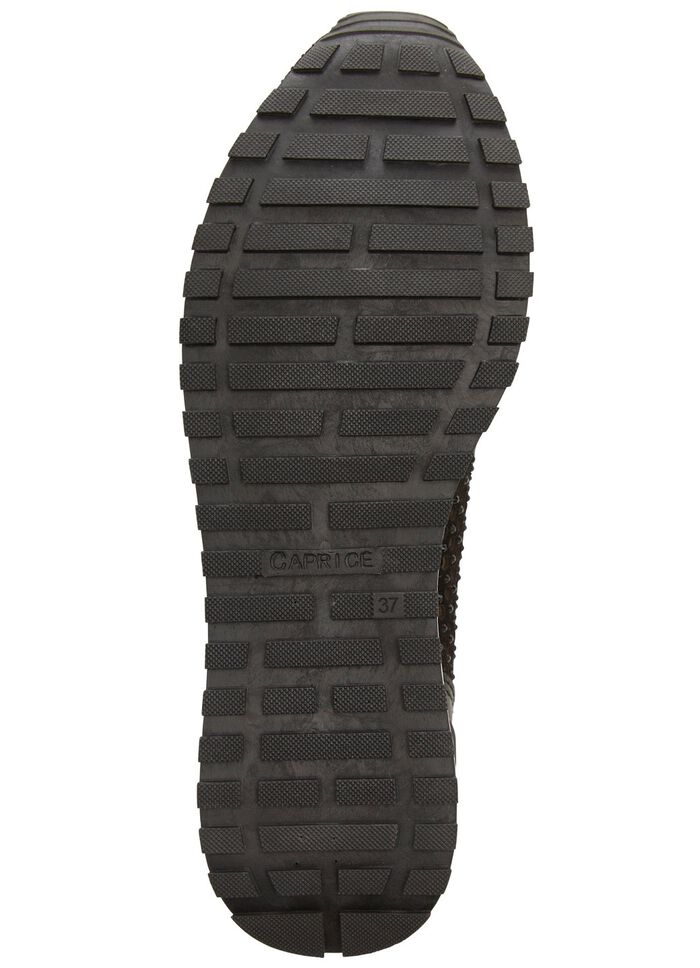 Caprice Slipper mit Glitzersteinchen SCHWARZ