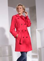 Trenchcoat mit G&uuml;rtel in 2 Farben 
