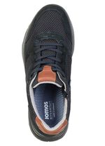 Sportliche Herren-Schn&uuml;rschuhe, Weite H, mit herausnehmbarem Fu&szlig;bett MARINE