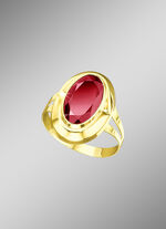 Damenring mit echt Granat 