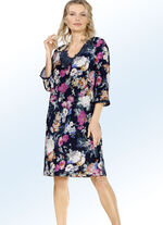 Nachthemd mit Spitze und 3/4-langen &Auml;rmeln 