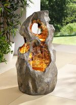 Brunnen Taifun mit integrierter LED-Beleuchtung 