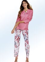 Zweierpack Schlafanzüge mit Knopfleiste und langen Ärmeln 