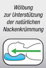 Kissen ergonomisch geformt 