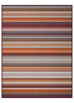 Schlafdecke mit Veloursbandeinfassung MULTICOLOR