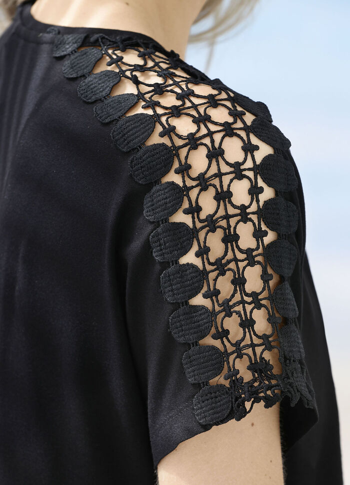 Laurina Zweierpack Kleider mit Stickereispitze 