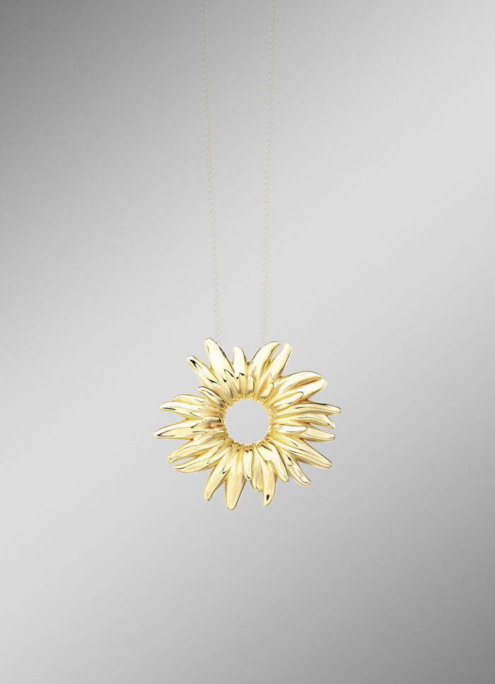 Schicker Anhänger im Blumen-Design 