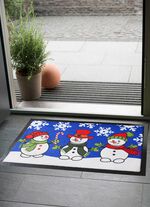 Fu&szlig;matte mit Schneemann-Motiv 