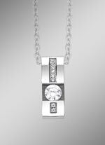 Eleganter Anhänger mit synth. Zirkonia 