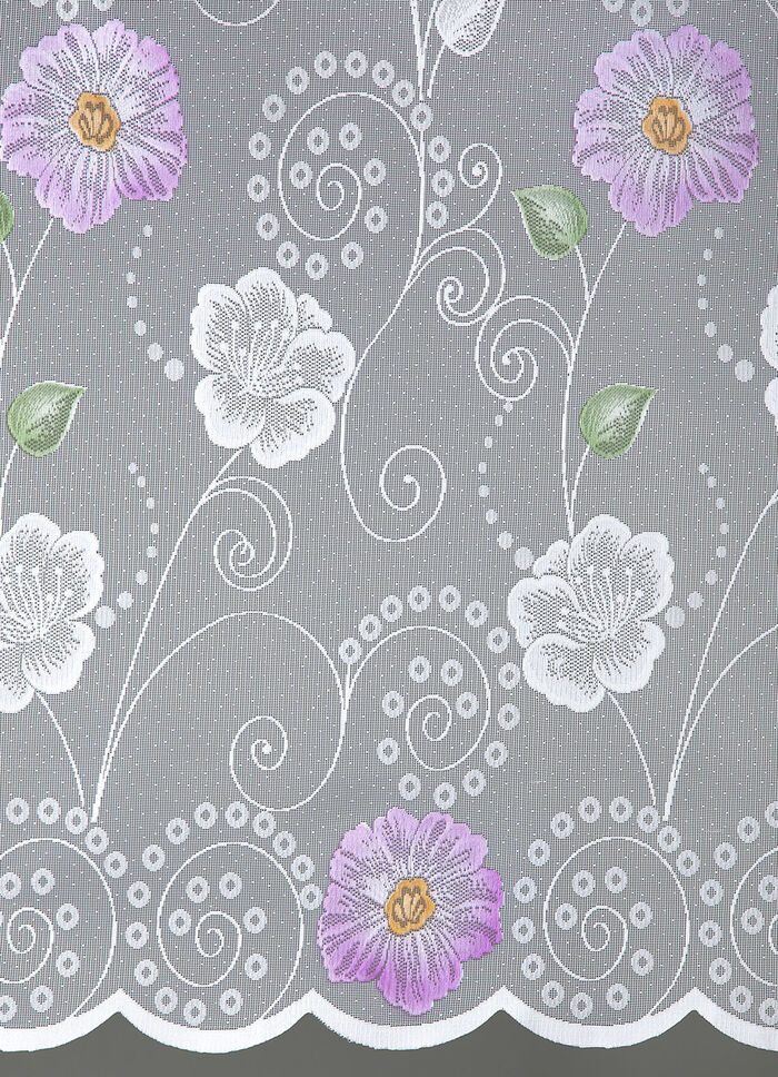 Kleinfenster-Store mit Stangendurchzug FLIEDER