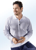 Polopullover in 2 Farben GRAU