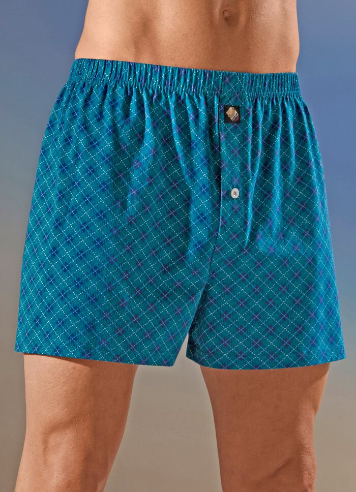 Viererpack Boxershorts mit Karodessin 