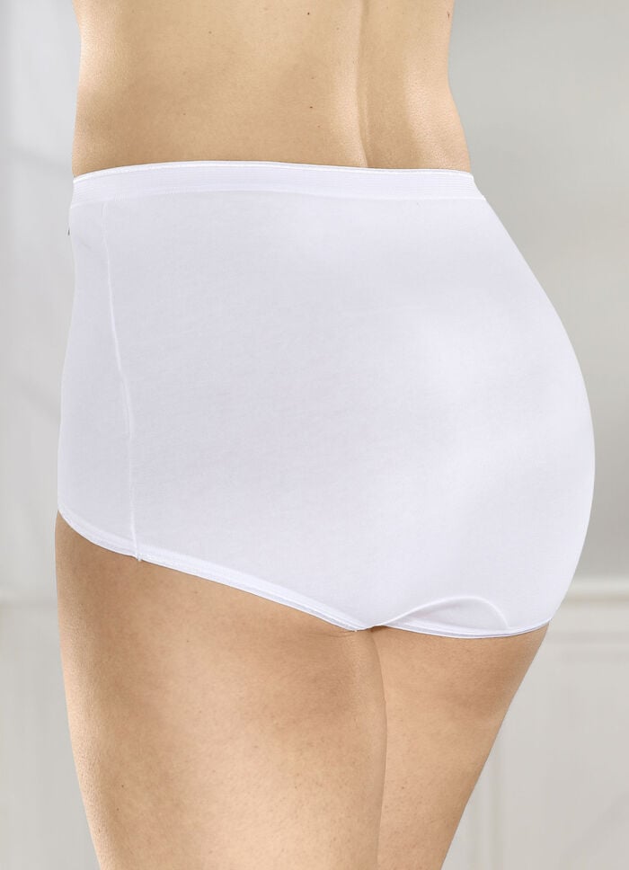 brio lingerie Fünferpack Slips mit elastischen Abschlüssen 