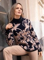 Pullover mit Effektgarn 