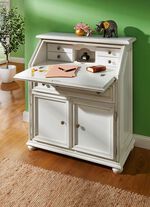 Teilmassiver Sekret&auml;r mit Metallkn&ouml;pfen 