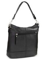 Laurina, Tasche, Damen, mit verstellbarem, abnehmbarem Umhängeriemen SCHWARZ