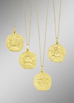 Attraktive Sternzeichen-Anhänger aus Gold 