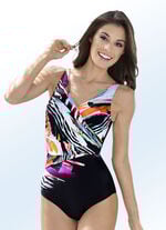 Susa Badeanzug mit verstellbaren Tr&auml;gern und Halbkorsage 