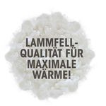 Pl&uuml;sch-Hausschuhe in Wildleder-Optik BEIGE