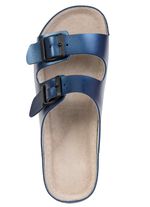 Klassische Damen-Pantoletten, mit verstellbaren Schlie&szlig;en 