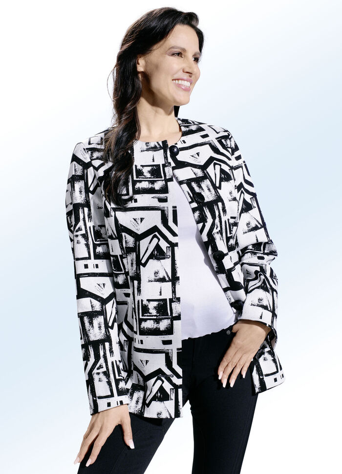 Blazerjacke mit ansprechendem Dessin 