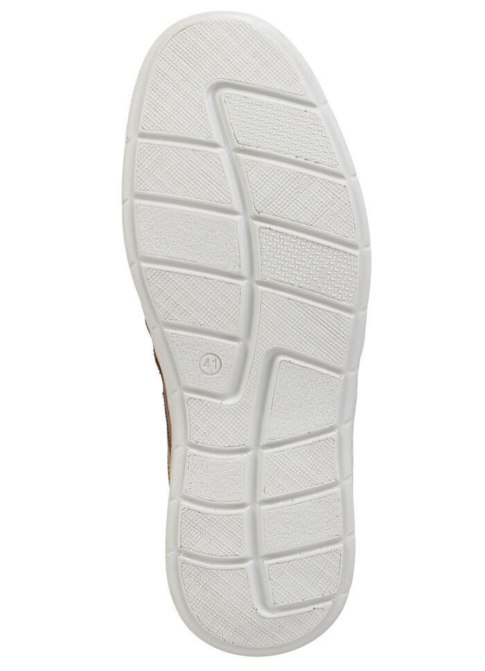 GINO GALANTE Slipper aus luftig perforiertem Rind-Nubukleder COGNAC