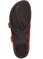 ELENA EDEN, bequeme Damen-Pantoletten, Weite G, mit Klettverschluss 