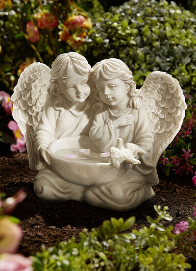 Vogeltränke Engelspaar 