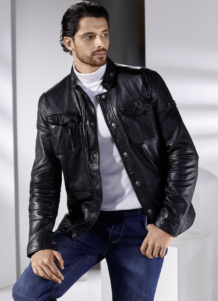 Lederkurzjacke von „Cabrini“ 