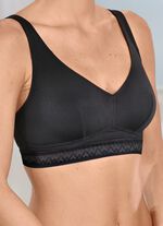 Naturana Zweierpack BH mit dekorativem Elastikband 