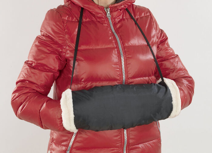 Handwärmer mit Innenfell 