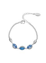 Funkelnde Eleganz in Blau &ndash; Armband mit Swarovski-Kristalle 