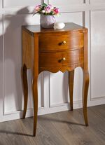 Beistelltisch aus massivem Pappelholz 