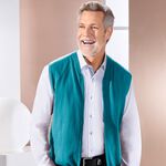 Weste mit durchgehendem Rei&szlig;verschluss in 4 Farben 