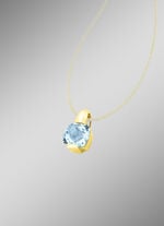 Moderner Anh&auml;nger mit Blautopas 