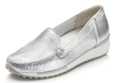 Waldl&auml;ufer, klassische Damen-Slipper, Weite H, mit herausnehmbarem Fu&szlig;bett 