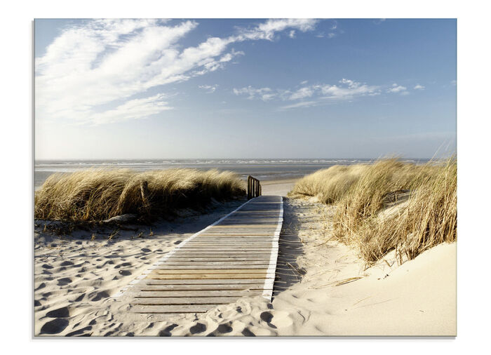 Glasbild mit hochauflösendem, detailscharfen Digitaldruck 