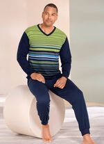 Schlafanzug mit V-Ausschnitt 