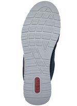 Rieker Slipper aus weichem Nubuk- und Textilmaterial 