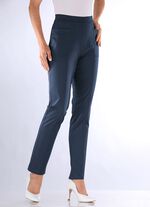 Hose mit abgesteppten Teilungsn&auml;hten 