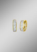 Creolen mit Diamanten 