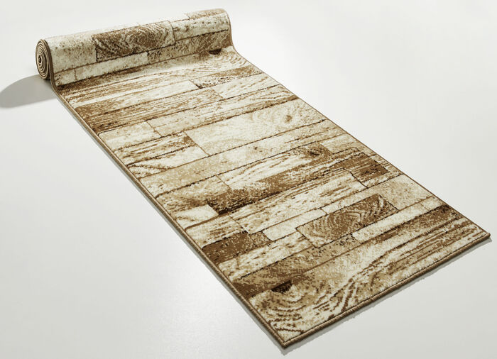 Dekorativer Läufer in Wunschlänge BEIGE