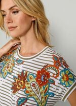 Shirt mit Mustermix-Motiv 